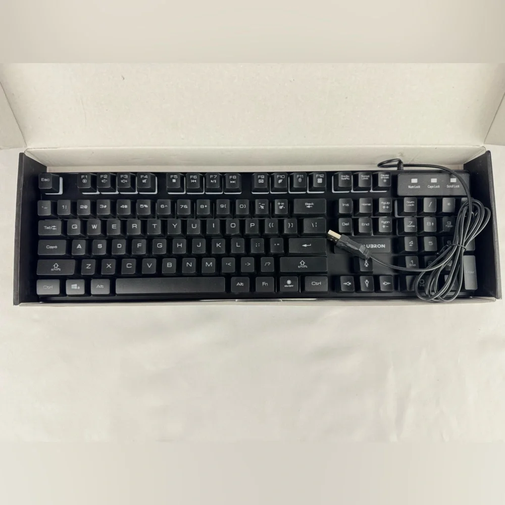 NIB STG Aubron Backlit Gaming Keyboard
